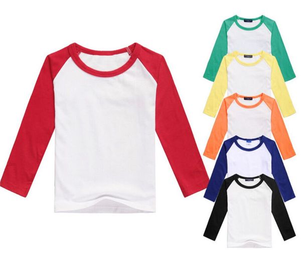 Kids T-shirt custom made children splicing color 3/4 sleeve T-shirt baby kids cotton tops boys girls raglan shirts children clothing JC270
Kids T-shirt custom made children splicing color 3/4 sleeve T-shirt baby kids cotton tops boys girls raglan shirts children clothing JC270