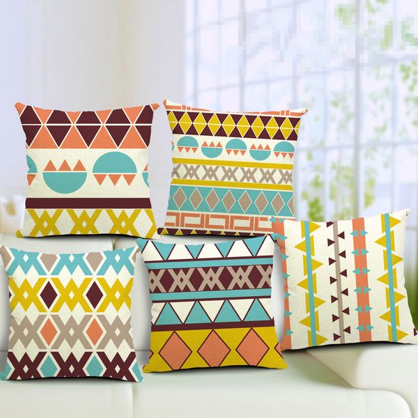 2017 45x45cm fashion bohemia stripe print fundas exotic cotton linen pillow cover throw pillow case soft sofa cushion cover square cojines
2017 45x45cm fashion bohemia stripe print fundas exotic cotton linen pillow cover throw pillow case soft sofa cushion cover square cojines