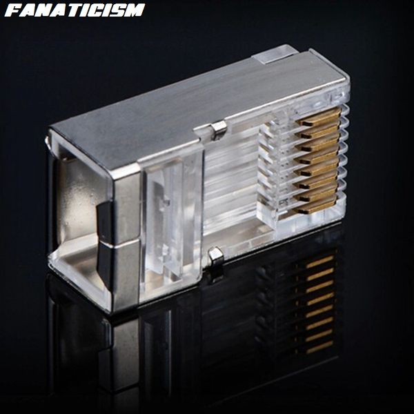 5000шт / серия высокое качество металла щит rj45 8p8c cat5e модульный разъем rj45 сети cat5 ethernet lan кабель модульный разъем разъем адап
5000шт / серия высокое качество металла щит rj45 8p8c cat5e модульный разъем rj45 сети cat5 ethernet lan кабель модульный разъем разъем адап