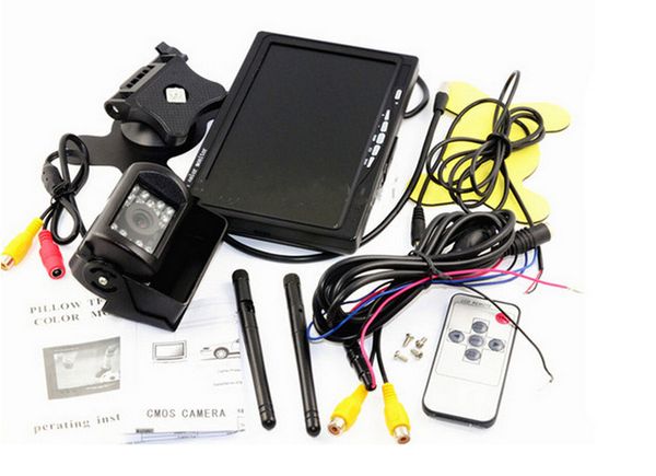 2.4g wireless car truck rearview 7 inch digital lcd monitor automatically work when reversing dc 12v 24v ems
2.4g wireless car truck rearview 7 inch digital lcd monitor automatically work when reversing dc 12v 24v ems