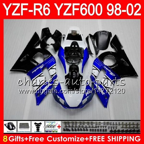 8Gifts 23Color For YAMAHA YZF600 YZFR6 98 99 00 01 02 YZF-R600 54HM3 YZF 600 blue black YZF-R6 YZF R6 1998 1999 2000 2001 2002 Fairing kit
8Gifts 23Color For YAMAHA YZF600 YZFR6 98 99 00 01 02 YZF-R600 54HM3 YZF 600 blue black YZF-R6 YZF R6 1998 1999 2000 2001 2002 Fairing kit