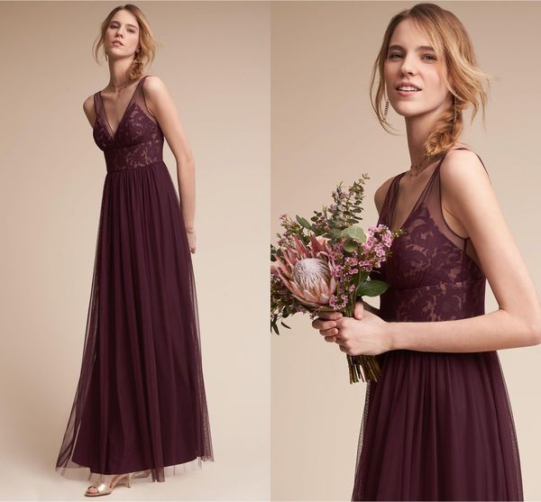 wine long bridesmaid dresses a line tulle v neck elegant wedding party dress sheer straps lace floor length long maid of honor dresses, White;pink
wine long bridesmaid dresses a line tulle v neck elegant wedding party dress sheer straps lace floor length long maid of honor dresses, White;pink