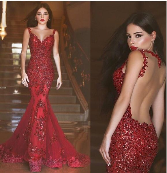 2020 new arabic backless mermaid evening dresses charming long prom gowns sequins sweetheart lace applique formal evening gowns, Black
2020 new arabic backless mermaid evening dresses charming long prom gowns sequins sweetheart lace applique formal evening gowns, Black