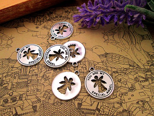 45pcs--19x22mm angel charm you are my special angel charms silver angel pendants charms, Bronze;silver
45pcs--19x22mm angel charm you are my special angel charms silver angel pendants charms, Bronze;silver