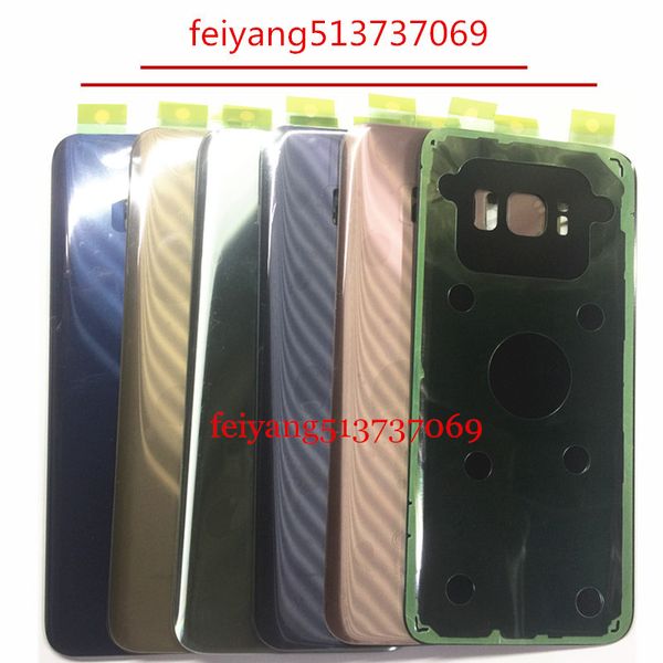 10pcs original battery door back housing cover glass cover for samsung galaxy s8 g950 g950p s8 plus g955 with adhesive sticker 
10pcs original battery door back housing cover glass cover for samsung galaxy s8 g950 g950p s8 plus g955 with adhesive sticker