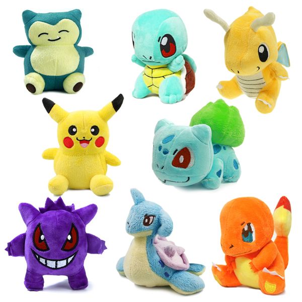 8шт / игрушки лот плюшевые charmander gengar bulbasaur squirtle dragonite snorlax фаршированные куклы детские игрушки подарочные 12-17cm
8шт / игрушки лот плюшевые charmander gengar bulbasaur squirtle dragonite snorlax фаршированные куклы детские игрушки подарочные 12-17cm