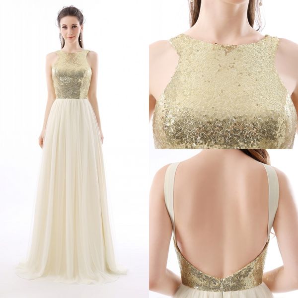 backless champagne chiffon tulle with gold sequin bridesmaid dresses long formal prom dress special occasion dresses plus size, White;pink
backless champagne chiffon tulle with gold sequin bridesmaid dresses long formal prom dress special occasion dresses plus size, White;pink
