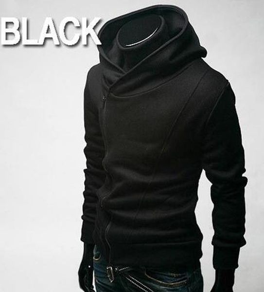 brand-2017 assassin's creed men's slim oblique zipper sweater coat jacket hoodie jacket ing, Black
brand-2017 assassin's creed men's slim oblique zipper sweater coat jacket hoodie jacket ing, Black