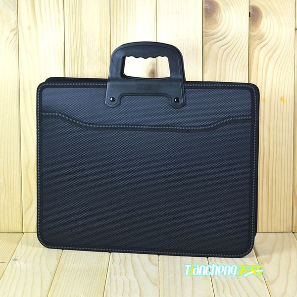 

wholesale- business custom a4 zipper men briefcase document bags high capacity portable file folder/a case for documents /filing