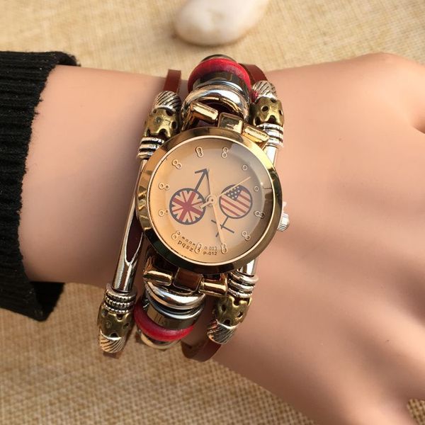 2017 tsh leather watches store ladies dress watches fashion leather retro student bracelet casual women's wristwatch, Slivery;brown
2017 tsh leather watches store ladies dress watches fashion leather retro student bracelet casual women's wristwatch, Slivery;brown