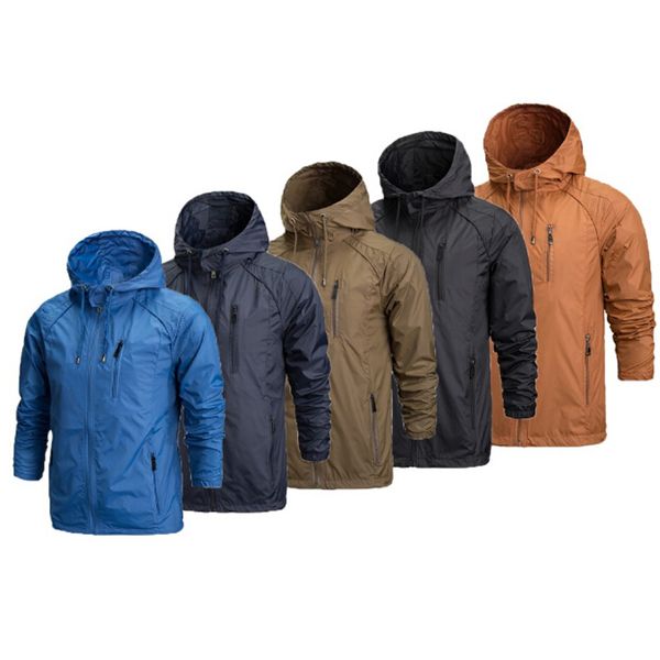men waterproof softshell jacket windproof breathable hiking jackets for sport camping rain hoodies ing, Black;brown
men waterproof softshell jacket windproof breathable hiking jackets for sport camping rain hoodies ing, Black;brown