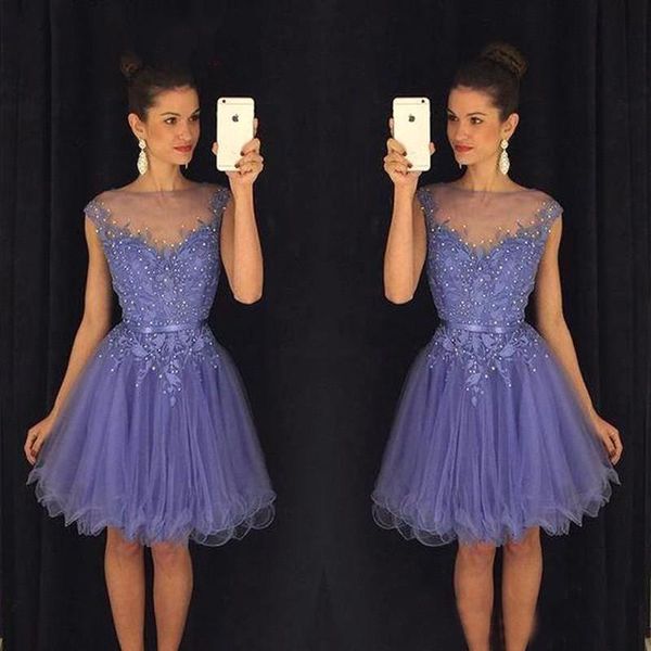 new autumn purple homecoming dresses beading tulle appliqued sheer neck graduation cocktail party gowns for girl sweet 16 dress, Blue;pink
new autumn purple homecoming dresses beading tulle appliqued sheer neck graduation cocktail party gowns for girl sweet 16 dress, Blue;pink