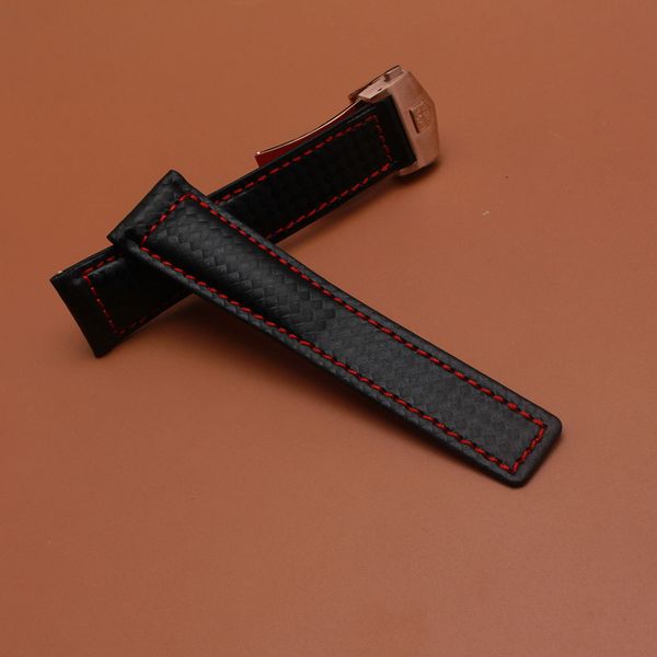 new with strap folded watchband grain carbon watch stitching clasp genuine leather soft buckle red 20mm band male fiber 22mm accessorie jppu, Slivery;brown
new with strap folded watchband grain carbon watch stitching clasp genuine leather soft buckle red 20mm band male fiber 22mm accessorie jppu, Slivery;brown