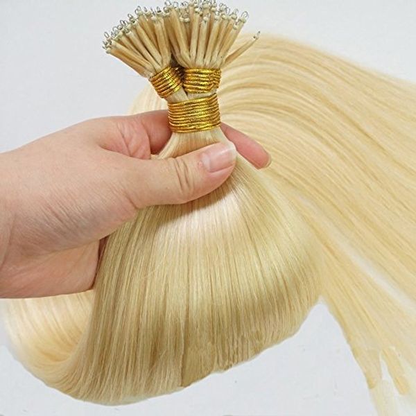 elibess 16''-22''straight remy nano ring human hair extensions 1g/s 100s #613 lignht blonde color human hair, Black
elibess 16''-22''straight remy nano ring human hair extensions 1g/s 100s #613 lignht blonde color human hair, Black