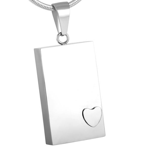 ijd2477 blank stainless steel cremation tag pendant necklace ashes keepsake memory urn necklace, Silver
ijd2477 blank stainless steel cremation tag pendant necklace ashes keepsake memory urn necklace, Silver