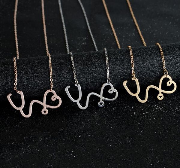 new love stethoscope pendant personality men and women with good friends necklace wfn447 (with chain) mix order 20 pieces a lot, Silver
new love stethoscope pendant personality men and women with good friends necklace wfn447 (with chain) mix order 20 pieces a lot, Silver