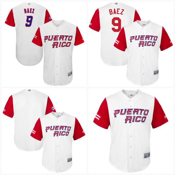 #9 Javier Baez Men Puerto Rico 2017 World Baseball Classic Jerseys 100% Stiched Embroidery Logos Mix order baseball jerseys
#9 Javier Baez Men Puerto Rico 2017 World Baseball Classic Jerseys 100% Stiched Embroidery Logos Mix order baseball jerseys