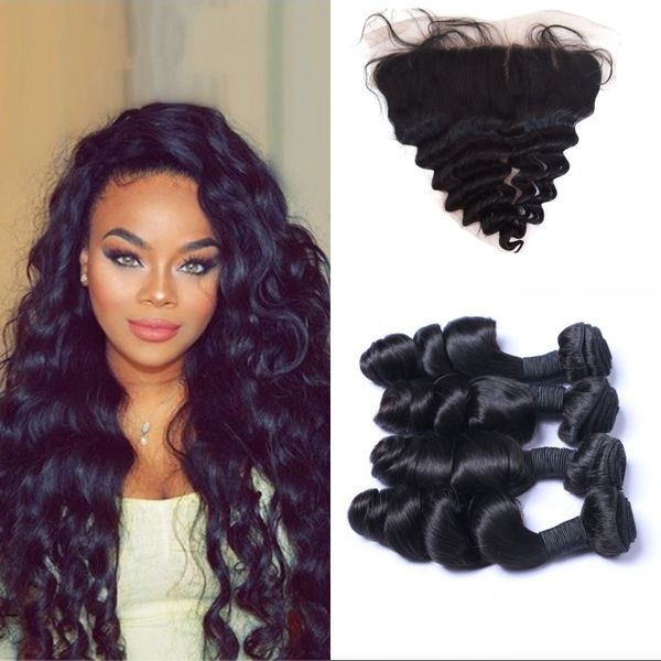 silk base frontal with 4 bundles peruvian virgin hair ear to ear silk frontal with loose wave hair weaves dshine, Black;brown
silk base frontal with 4 bundles peruvian virgin hair ear to ear silk frontal with loose wave hair weaves dshine, Black;brown