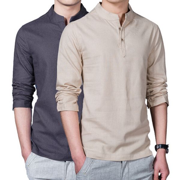 new spring summer casual men linen shirt long sleeve solid v neck collar leisure shirts men clothing morning exercise clothes 5xl, White;black
new spring summer casual men linen shirt long sleeve solid v neck collar leisure shirts men clothing morning exercise clothes 5xl, White;black