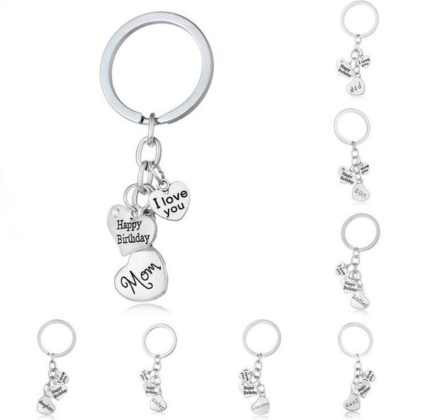 family series mom and daddy happy birthday heart key chain kr009 keychains mix order 20 pieces a lot, Silver
family series mom and daddy happy birthday heart key chain kr009 keychains mix order 20 pieces a lot, Silver