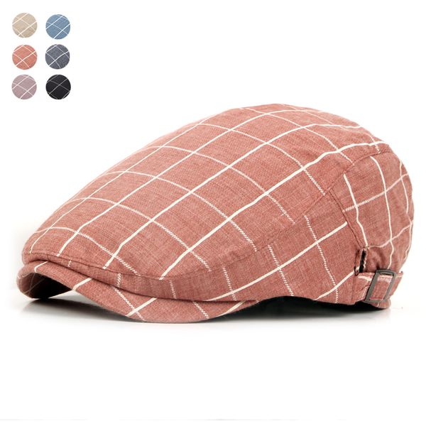 wholesale-casual berets hats new summer sports berets caps for men women adjustable brand comfortable plaid caps, Blue;gray
wholesale-casual berets hats new summer sports berets caps for men women adjustable brand comfortable plaid caps, Blue;gray