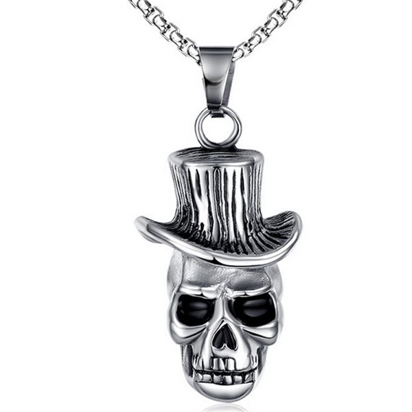 man necklace swiss precision steel skull pendant 18k gold filled necklace seiko quality never change color free, Silver
man necklace swiss precision steel skull pendant 18k gold filled necklace seiko quality never change color free, Silver