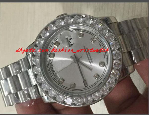 fashion brand luxury watches automatic movement stainless steel mens 36mm white diamond dial bezel quickset automatic mens watch, Slivery;brown
fashion brand luxury watches automatic movement stainless steel mens 36mm white diamond dial bezel quickset automatic mens watch, Slivery;brown