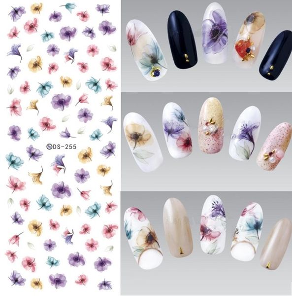 wholesale-ds255 diy designer water transfer nails art sticker colorful purple fantacy flowers nail stickers wraps foil sticker manicure, Black
wholesale-ds255 diy designer water transfer nails art sticker colorful purple fantacy flowers nail stickers wraps foil sticker manicure, Black