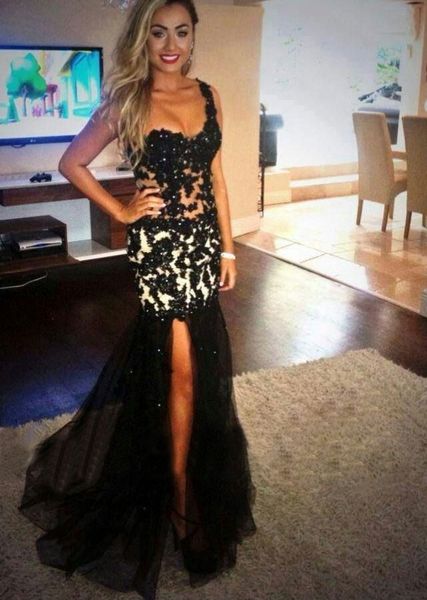 black prom party dresses lace formal gown evening gowns modest party dress,prom gown for teens
black prom party dresses lace formal gown evening gowns modest party dress,prom gown for teens