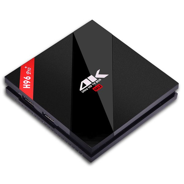 H96 Pro Plus TV BOX Android 7.1 h.265 Amlogic S912 2,4 / 5 ГГц Wi-Fi Bluetoot 4,1 1000M LAN
H96 Pro Plus TV BOX Android 7.1 h.265 Amlogic S912 2,4 / 5 ГГц Wi-Fi Bluetoot 4,1 1000M LAN