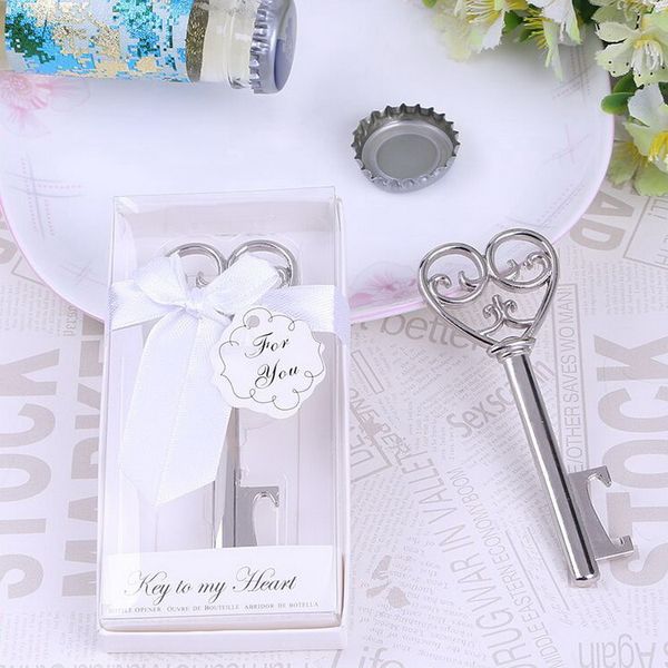 wedding favor heart beer bottle opener white gift box peculiar new 'key to my heart', Black
wedding favor heart beer bottle opener white gift box peculiar new 'key to my heart', Black