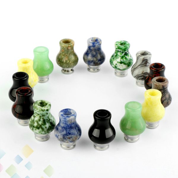 Natural Jade Vase Drip Tip 510 EGO Gourd Drip Tips with Stainless Steel Wide Bore Atomizers Mouthpieces High quality DHL Free
Natural Jade Vase Drip Tip 510 EGO Gourd Drip Tips with Stainless Steel Wide Bore Atomizers Mouthpieces High quality DHL Free