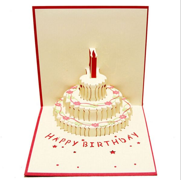 15x15cm creative 3d greeting card custom happy birthday card invitation with envelope birthday cake with candle red blue
15x15cm creative 3d greeting card custom happy birthday card invitation with envelope birthday cake with candle red blue