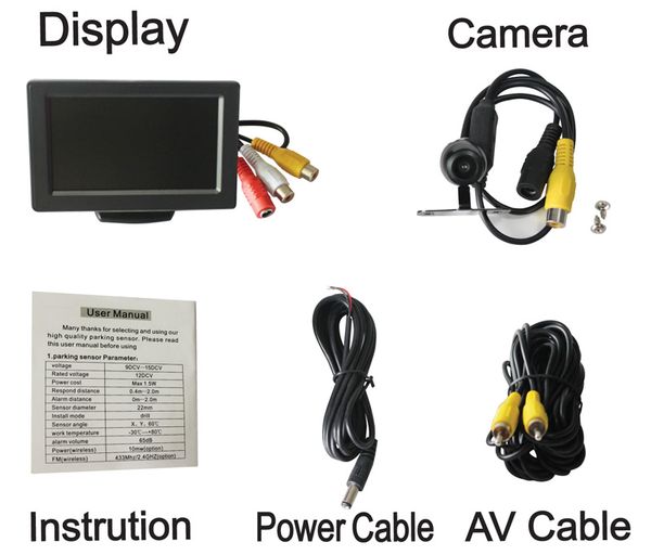 car rearview camera intelligent parking assistance system pz601c 4.3 inch 16:9 digital panel camera pixal 648*488 dhl
car rearview camera intelligent parking assistance system pz601c 4.3 inch 16:9 digital panel camera pixal 648*488 dhl