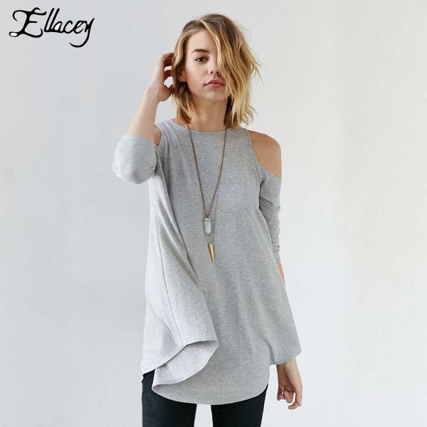 wholesale- new arrival 2016 spring summer women t-shirts three quarter sleeve casual loose tee simple fashion off the shoulder t shirt, White
wholesale- new arrival 2016 spring summer women t-shirts three quarter sleeve casual loose tee simple fashion off the shoulder t shirt, White
