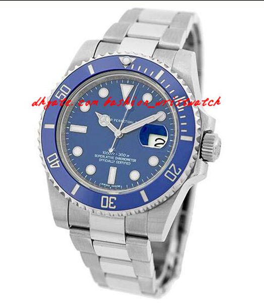 fashion luxury wristwatch 18k white gold ceramic blue 116619 box minty automatic mechanical mens watches men's watch quality, Slivery;brown
fashion luxury wristwatch 18k white gold ceramic blue 116619 box minty automatic mechanical mens watches men's watch quality, Slivery;brown