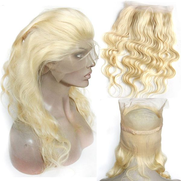 360 lace frontal closure blonde body wave 22.5*4*2 inch 613 brazilian virgin human hair 360 lace frontal with baby hair, Black;brown
360 lace frontal closure blonde body wave 22.5*4*2 inch 613 brazilian virgin human hair 360 lace frontal with baby hair, Black;brown