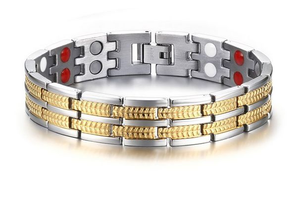 316l titanium stainless steel infrared ion magnet germanium bracelet with magnetic 4 in 1 bio health benifits mens gift christmas gift b831s, Black
316l titanium stainless steel infrared ion magnet germanium bracelet with magnetic 4 in 1 bio health benifits mens gift christmas gift b831s, Black