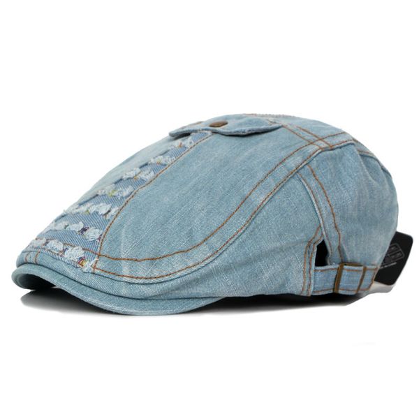wholesale-new fashion summer jeans cap for men women washed denim hat casual golf driving newsboy flat caps denim berets hats, Blue;gray
wholesale-new fashion summer jeans cap for men women washed denim hat casual golf driving newsboy flat caps denim berets hats, Blue;gray