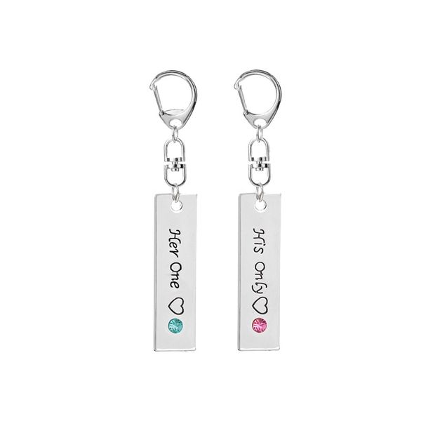 her one his only heart engraved pendant couple keychains set key ring mini cute beads charm jewelry for lovers gift ing, Silver
her one his only heart engraved pendant couple keychains set key ring mini cute beads charm jewelry for lovers gift ing, Silver