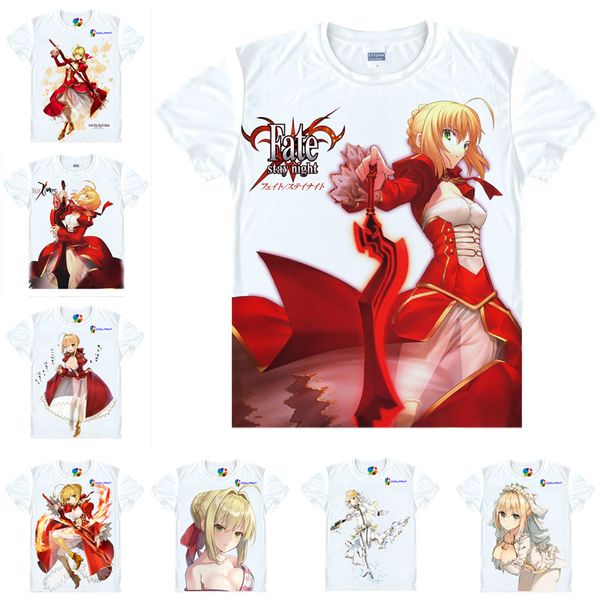 anime shirt fate stay night t-shirts short sleeve saber nero claudius caesar augustus germanicus cosplay motivs hentai shirts, White;black
anime shirt fate stay night t-shirts short sleeve saber nero claudius caesar augustus germanicus cosplay motivs hentai shirts, White;black