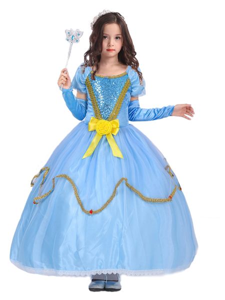 new arrival christmas kids cinderella dresses blue ball gown cosplay kids birthday party gifts lovely chiffon party dresses, Red;yellow
new arrival christmas kids cinderella dresses blue ball gown cosplay kids birthday party gifts lovely chiffon party dresses, Red;yellow