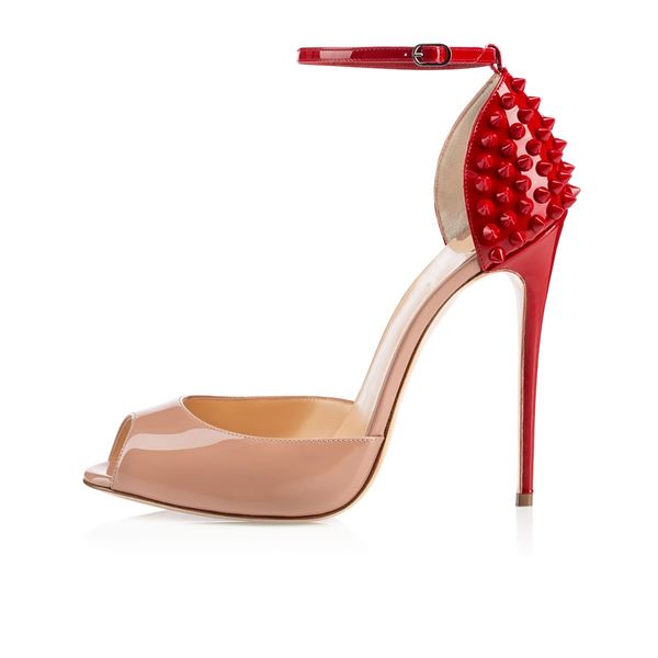 karmran women handmade fashion peina spikes 120mm peep toe ankle strap high heel party sandals beige, Black
karmran women handmade fashion peina spikes 120mm peep toe ankle strap high heel party sandals beige, Black