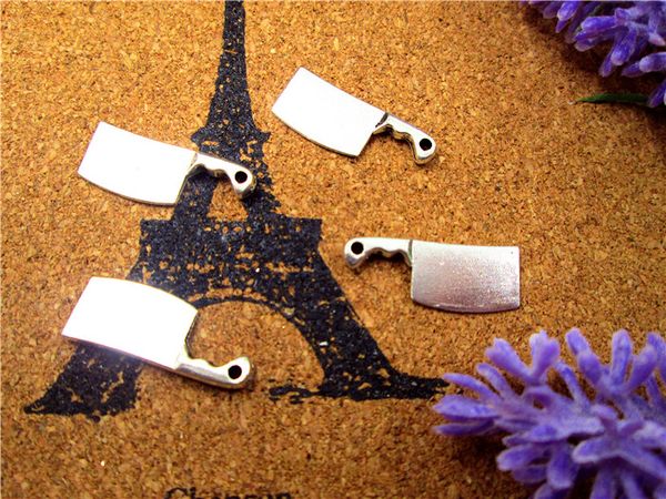 60pcs--knife charms antique tibetan silver tone knife charm pendant 17x13mm, Bronze;silver
60pcs--knife charms antique tibetan silver tone knife charm pendant 17x13mm, Bronze;silver