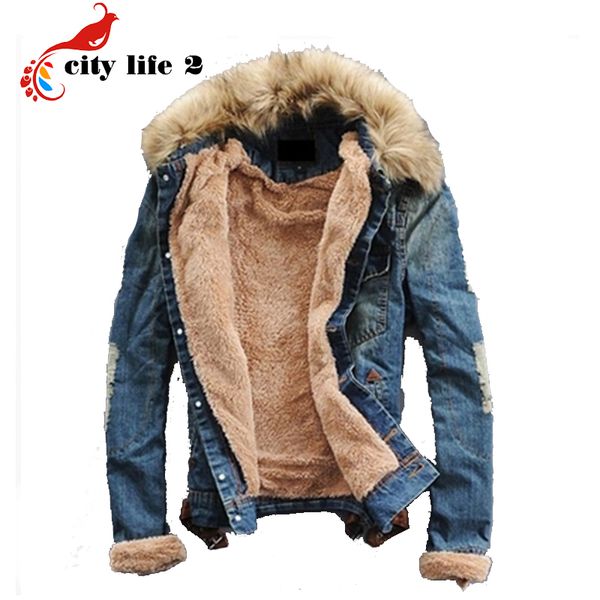 men's jackets wholesale- fur collar men denim jacket plus velvet 2021 autumn/winter coat size male jean washed fashion cowboy, Black;brown
men's jackets wholesale- fur collar men denim jacket plus velvet 2021 autumn/winter coat size male jean washed fashion cowboy, Black;brown