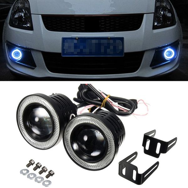 2x universal 2.5 inch projector cob led car fog light halo angel eyes rings drl white 12v road fog lamp
2x universal 2.5 inch projector cob led car fog light halo angel eyes rings drl white 12v road fog lamp