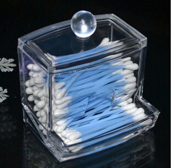 wholesale- new design clear acrylic cotton swab box q-tip storage holder cosmetic makeup tool women storage box with lid
wholesale- new design clear acrylic cotton swab box q-tip storage holder cosmetic makeup tool women storage box with lid
