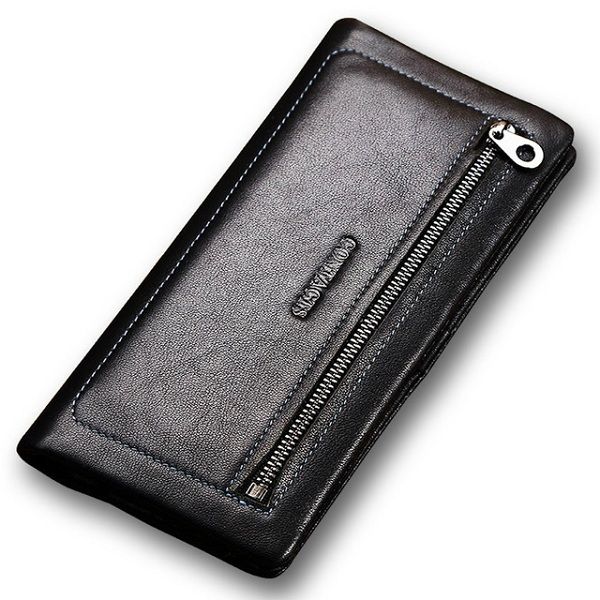 fashion genuine leather men wallet famous brand wallets man money clip day clutches purse black men's purses zipper m1019, Red;black
fashion genuine leather men wallet famous brand wallets man money clip day clutches purse black men's purses zipper m1019, Red;black