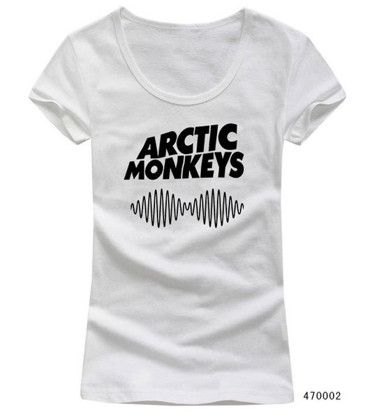 wholesale-personalized pattern custom rock band arctic monkeys women t shirts scoop neck short sleeve girl female t-shirts casual, White
wholesale-personalized pattern custom rock band arctic monkeys women t shirts scoop neck short sleeve girl female t-shirts casual, White