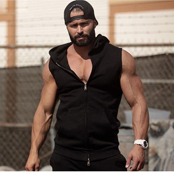 wholesale- mens sleeveless hoodie casual camisetas masculina hombre coat slim fit muscle hoodies men fashion assassins creed sweatshirt, Black
wholesale- mens sleeveless hoodie casual camisetas masculina hombre coat slim fit muscle hoodies men fashion assassins creed sweatshirt, Black